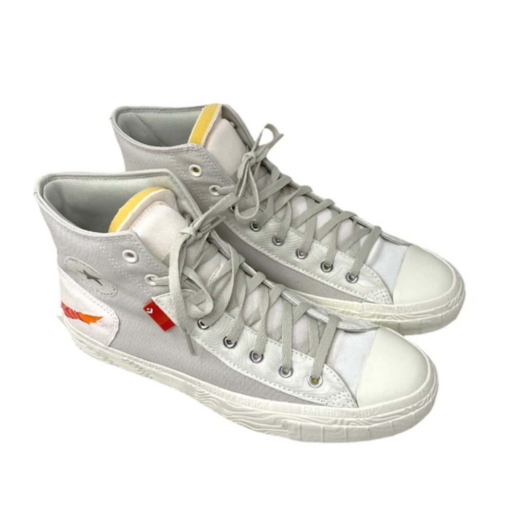 Converse Chuck Taylor All Star High Top Beige Men’s Size Canvas Sneakers A00794C - Picture 4 of 9